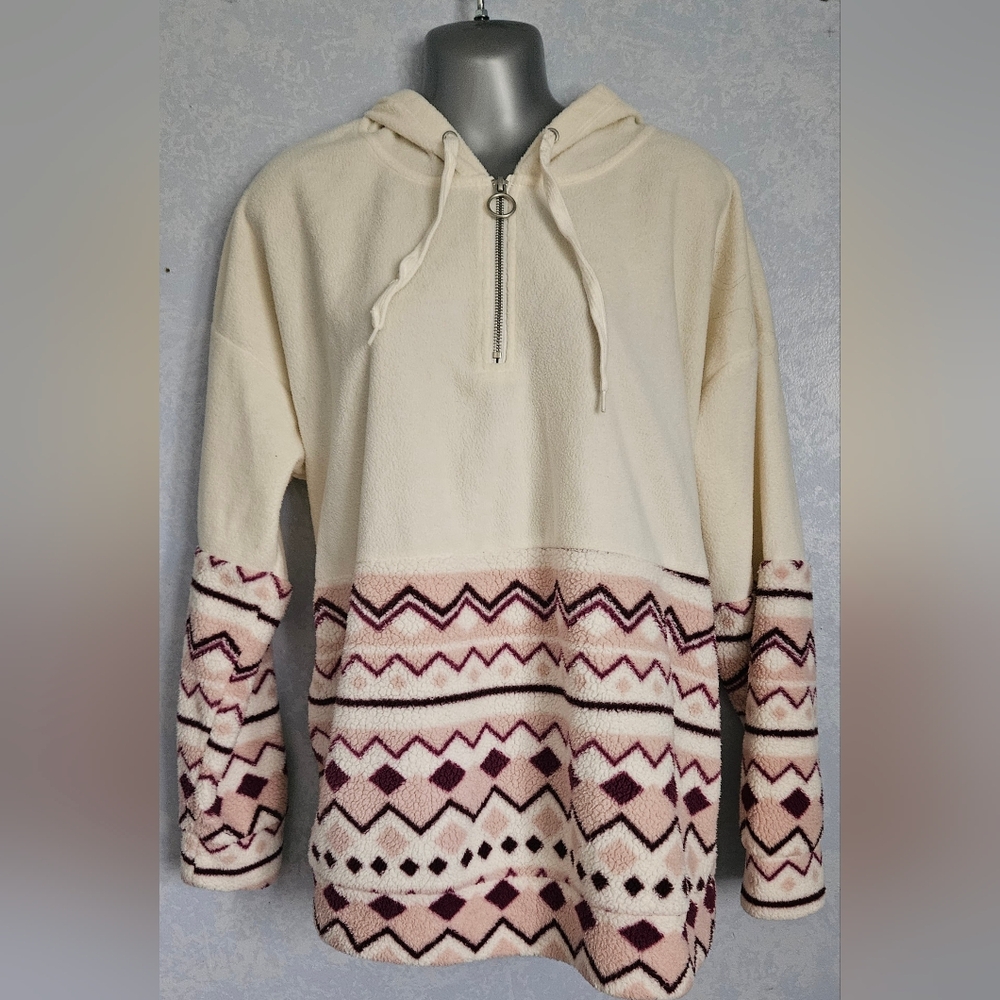 COMO VINTAGE Womens Fleece Hoodie XXL